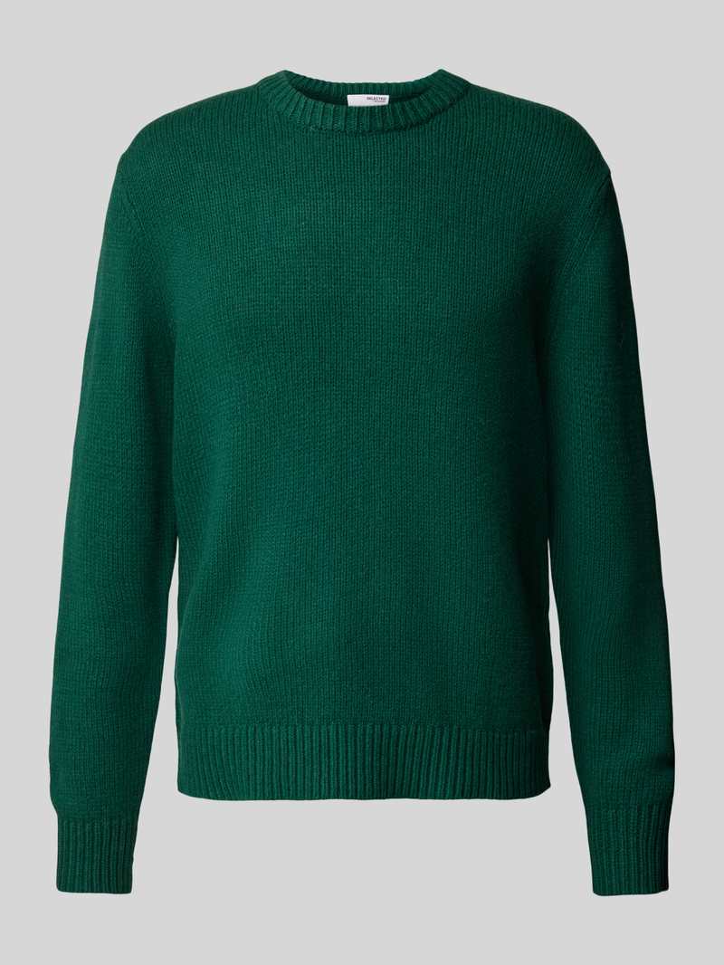 Selected Homme Gebreide pullover met ronde hals, model 'CODY'