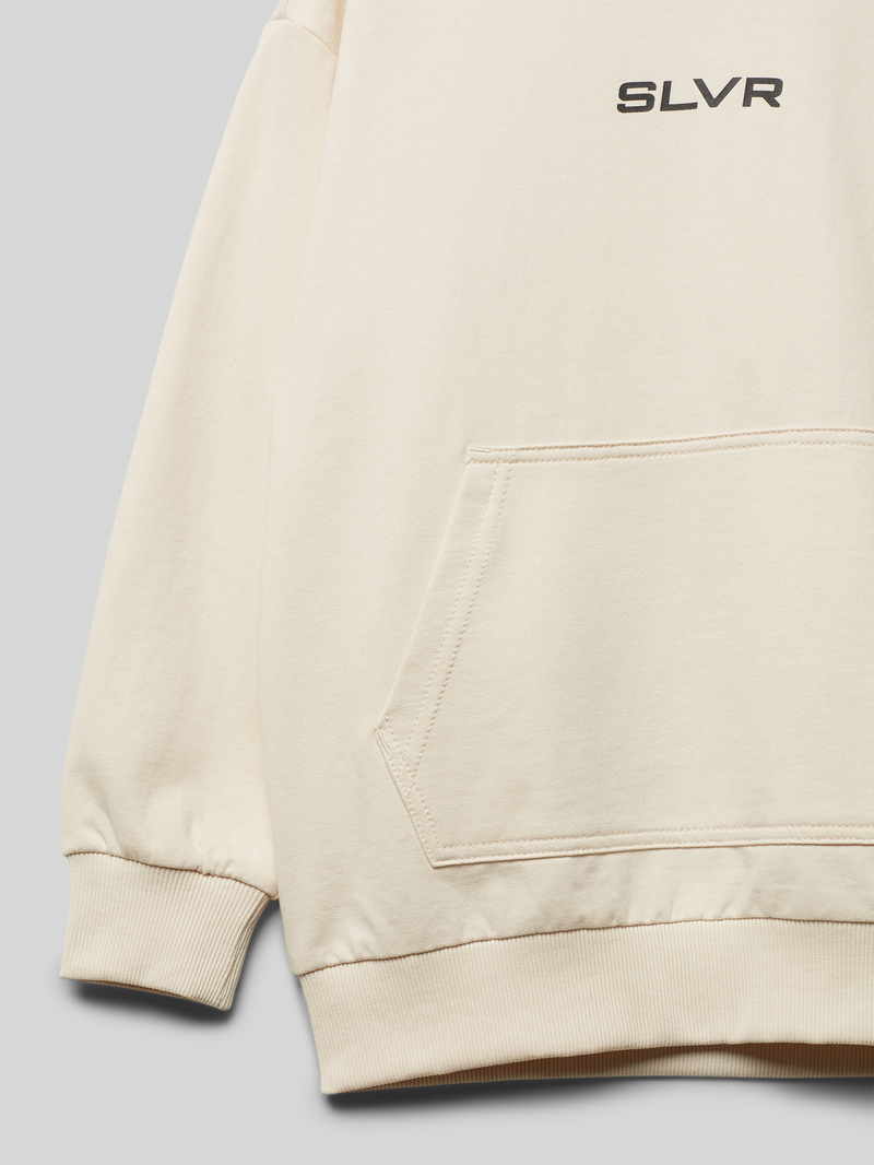 s.Oliver RED LABEL Comfort fit hoodie met kangoeroezak en logoprint