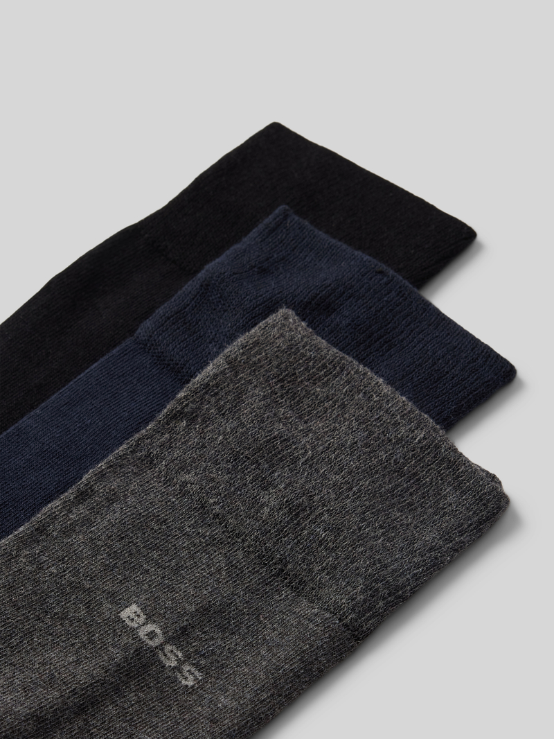Boss Sokken met labeldetail met cadeaubox in een set van 3 paar