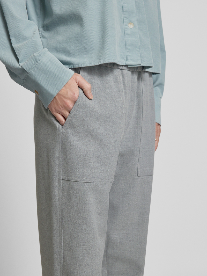 Opus Stoffen broek met elastische band model 'Myha'
