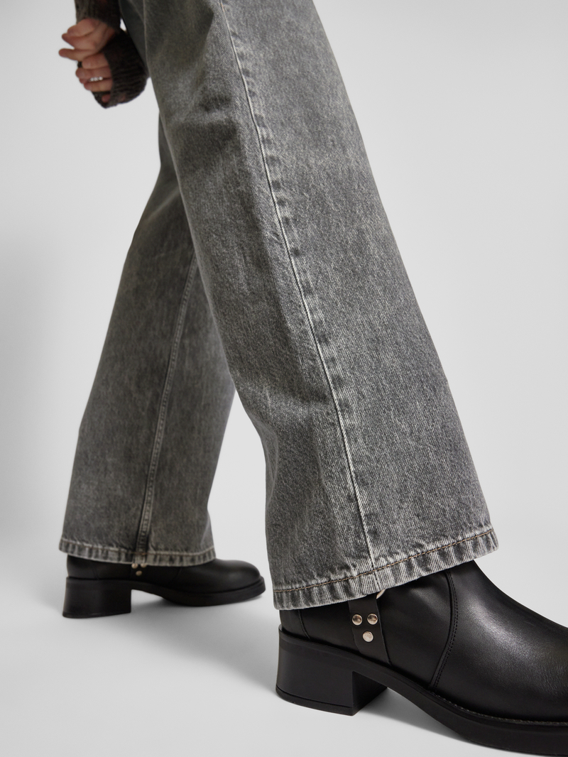 Marc O'Polo DENIM Flared jeans met steekzakken en labeldetail