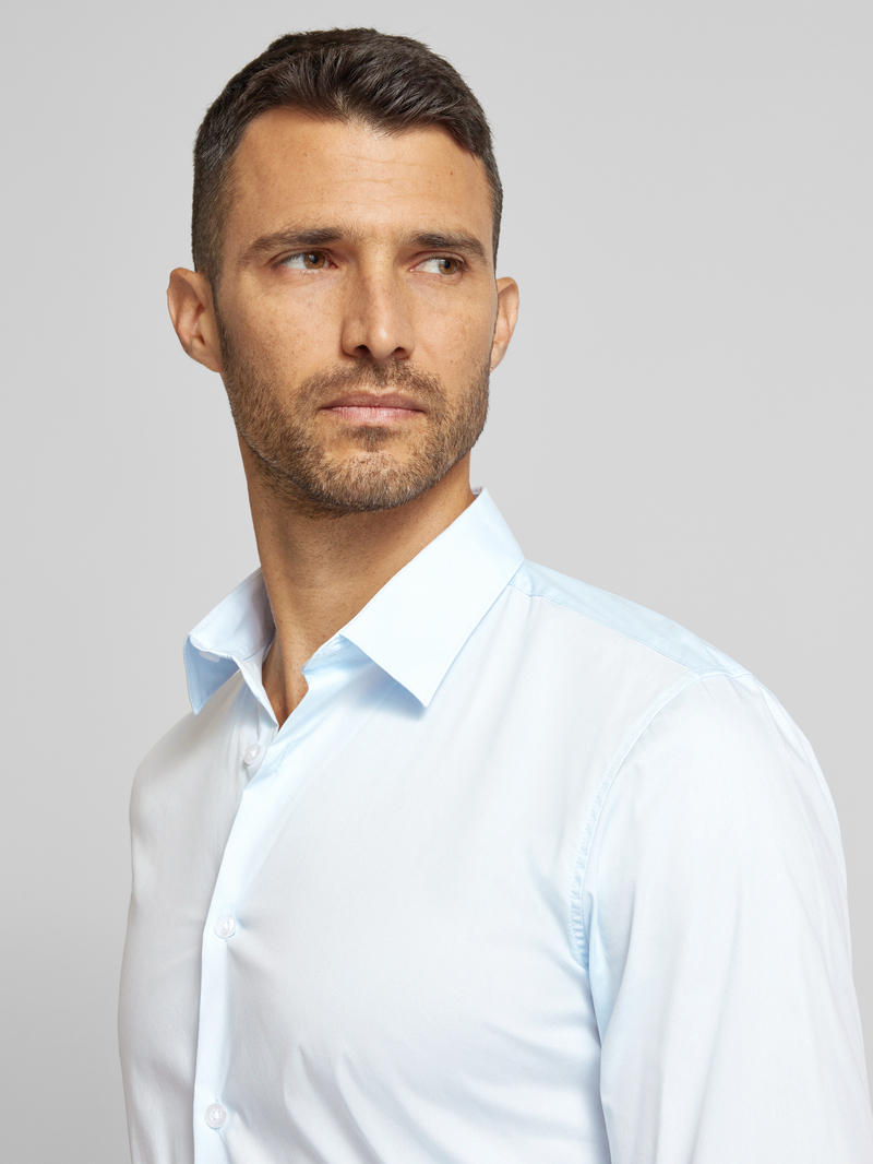 lindbergh Slim fit vrijetijdsoverhemd met kentkraag
