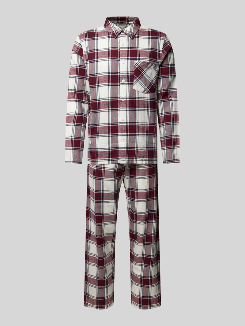 Schiesser Pyjama met deelnaden