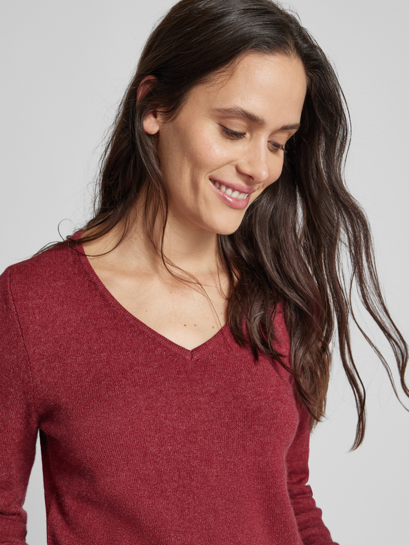 Vila Gebreide pullover met V-hals