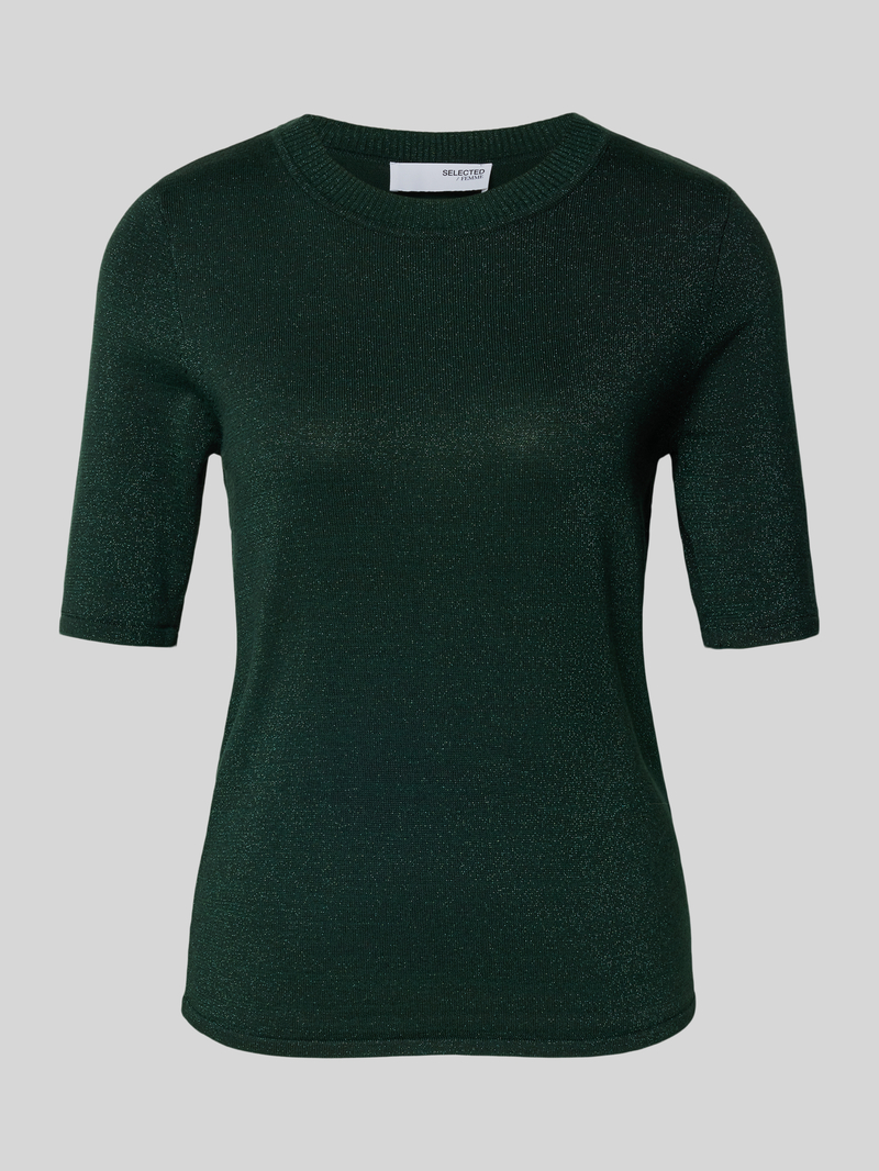 Selected Femme Gebreide pullover met 1/2-mouwen, model 'LURA'