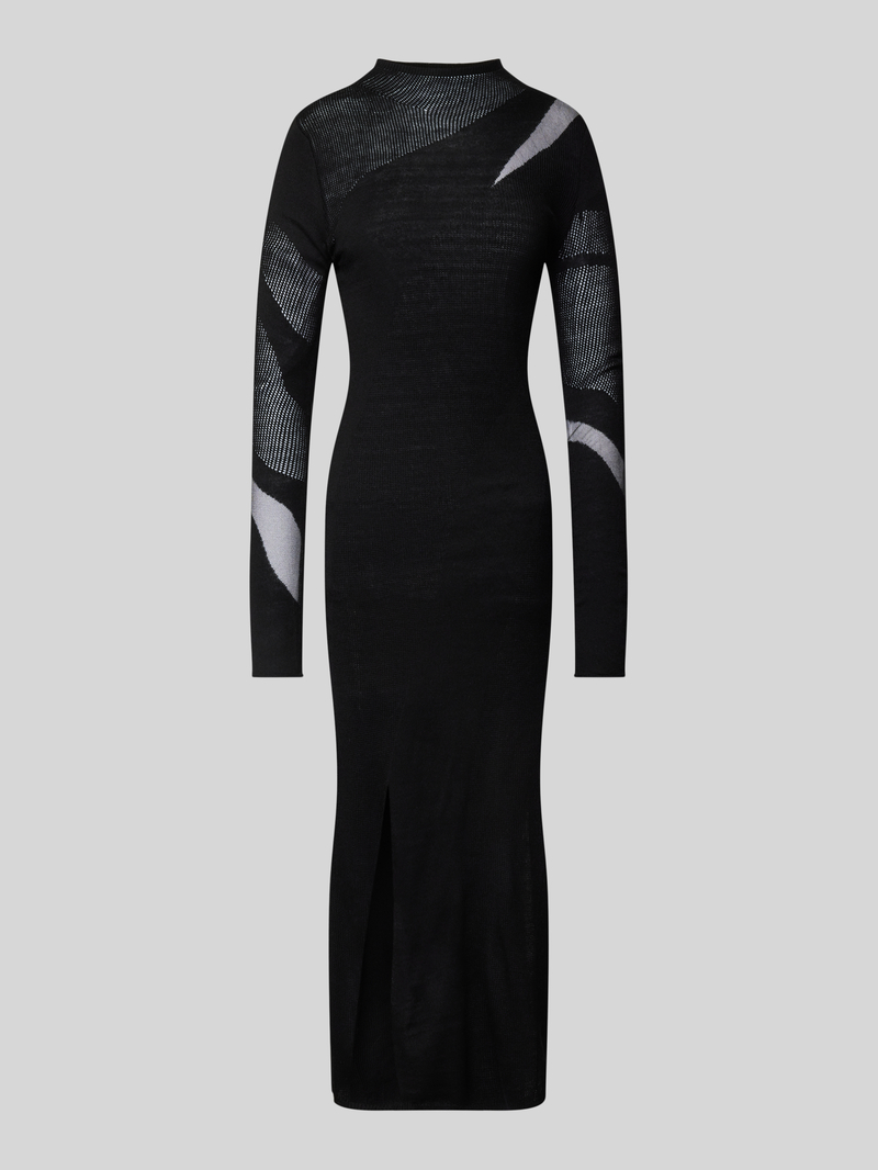 LeGer by Lena Gercke Midi-jurk met structuurmotief model 'Lenio'