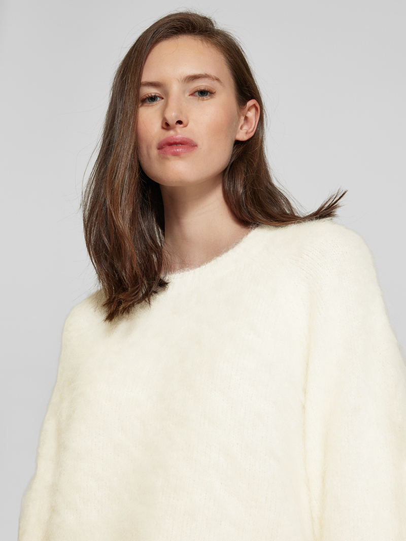 Gestuz Gebreide pullover met extra brede schouders model 'Sabi'