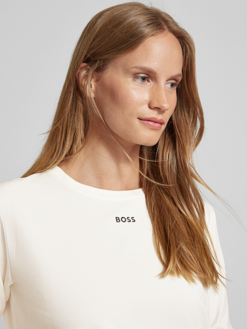 Boss Shirt met lange mouwen en labelprint