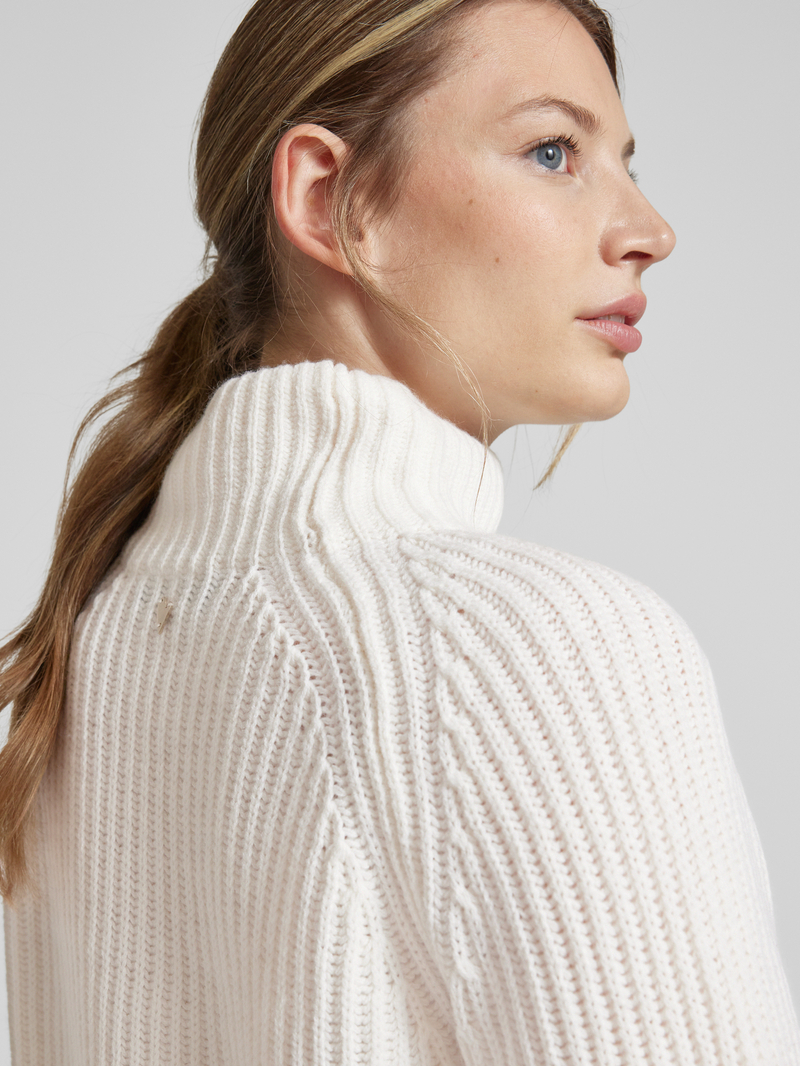 MOS MOSH Gebreide pullover met turtleneck model 'Thyra'