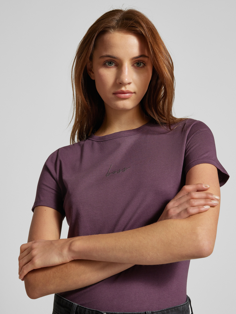 Boss Orange T-shirt met labeldetail
