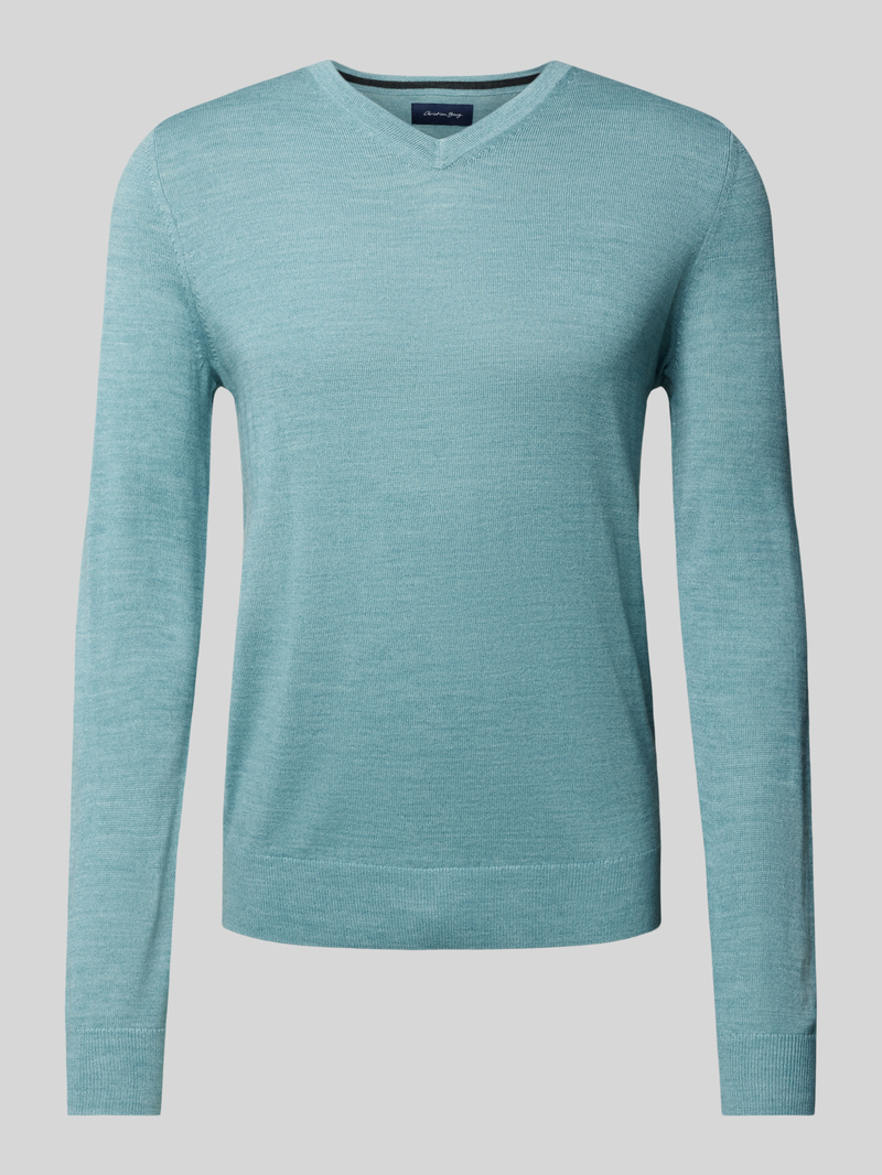 Christian Berg Men Gebreide pullover met V-hals