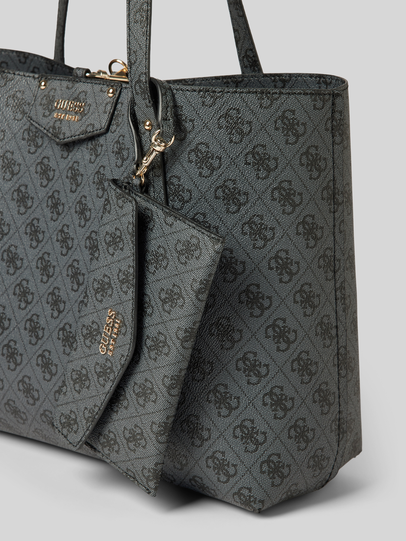 Guess Handtas met labelapplicatie model 'ECO BRENTON'