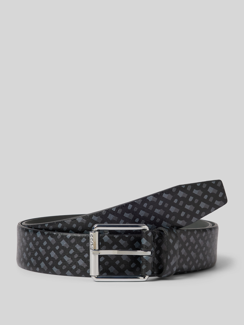 Boss Riem van runderleer met doornsluiting model 'Bmono'