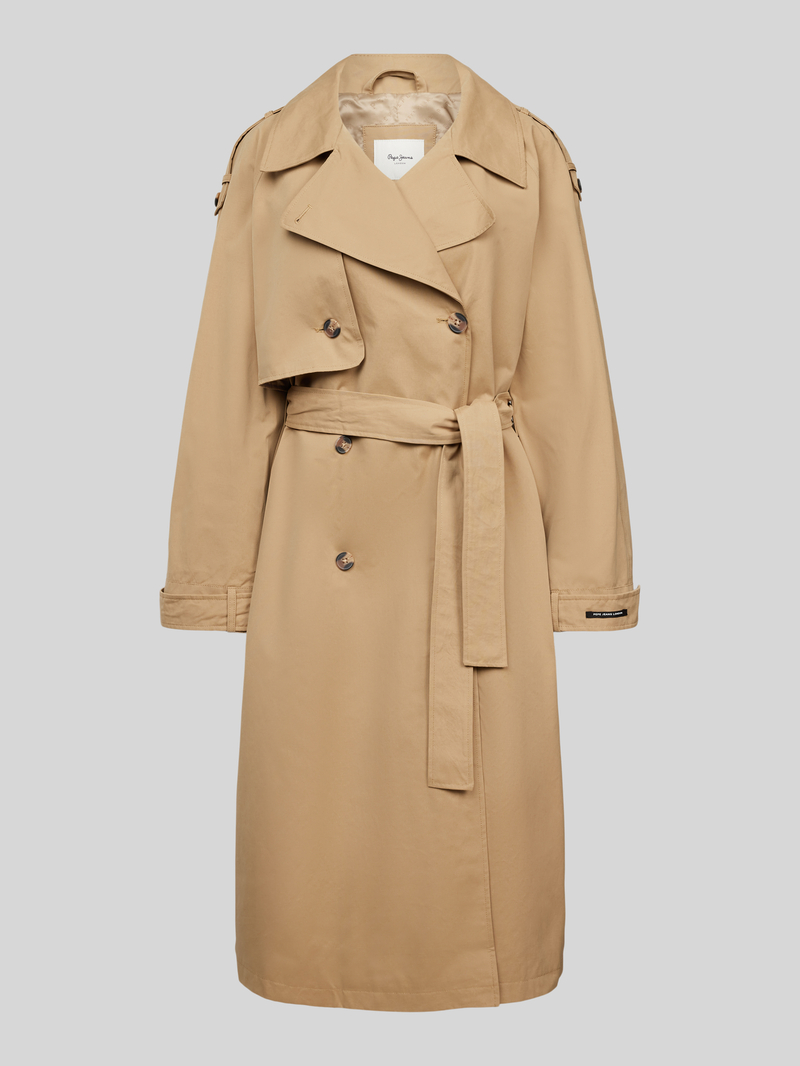 Pepe Jeans Trenchcoat met strikceintuur, model 'BIANCA'