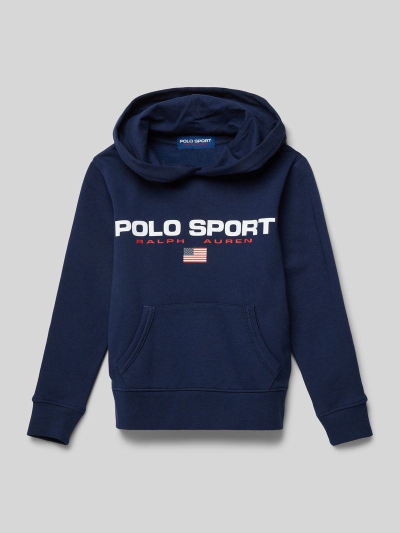 Polo Sport Hoodie met labelprint