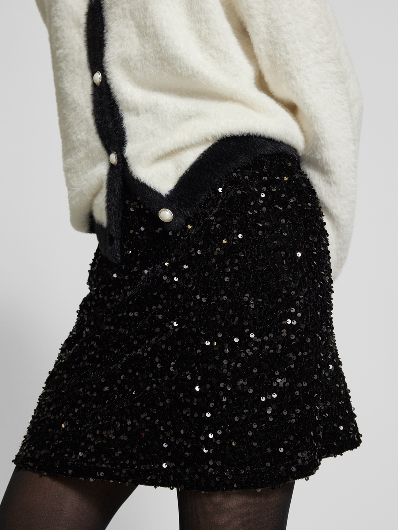 Jake*s Collection Minirok met pailletten