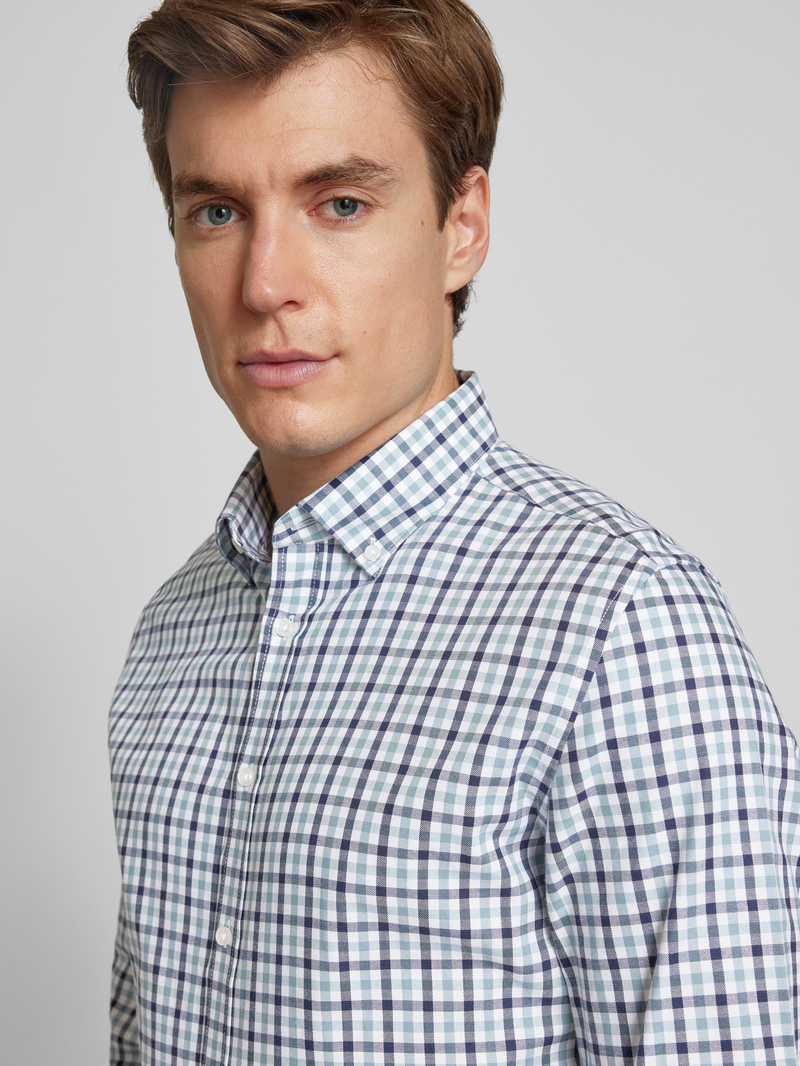seidensticker Slim fit zakelijk overhemd met button-downkraag