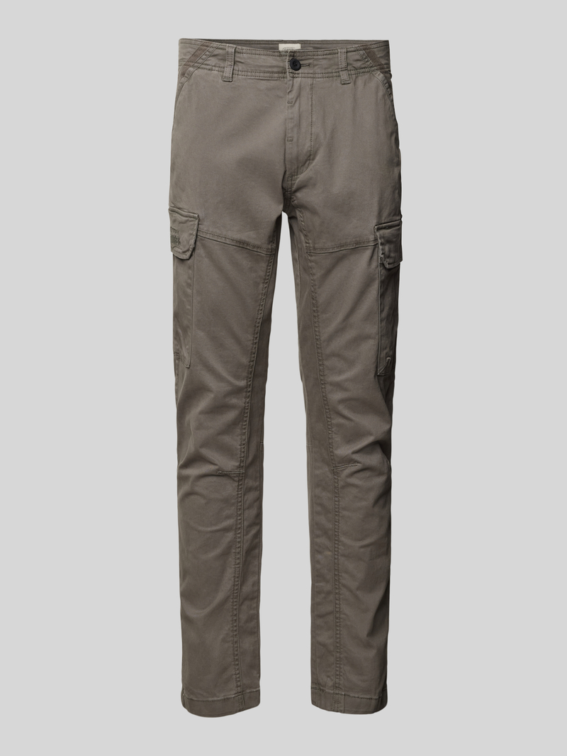 camel active Slim fit cargobroek met steekzakken