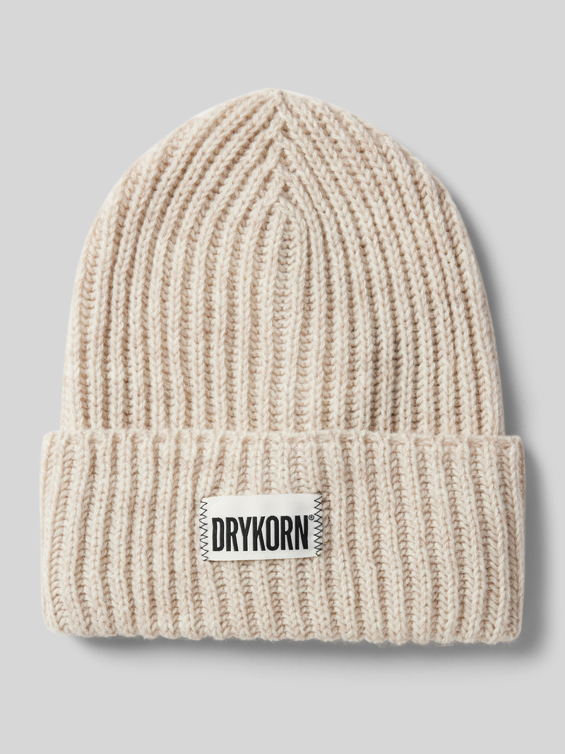 Drykorn Beanie met labelpatch, model 'SEANIA'