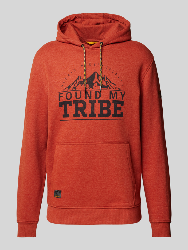 camel active Hoodie met labelpatch