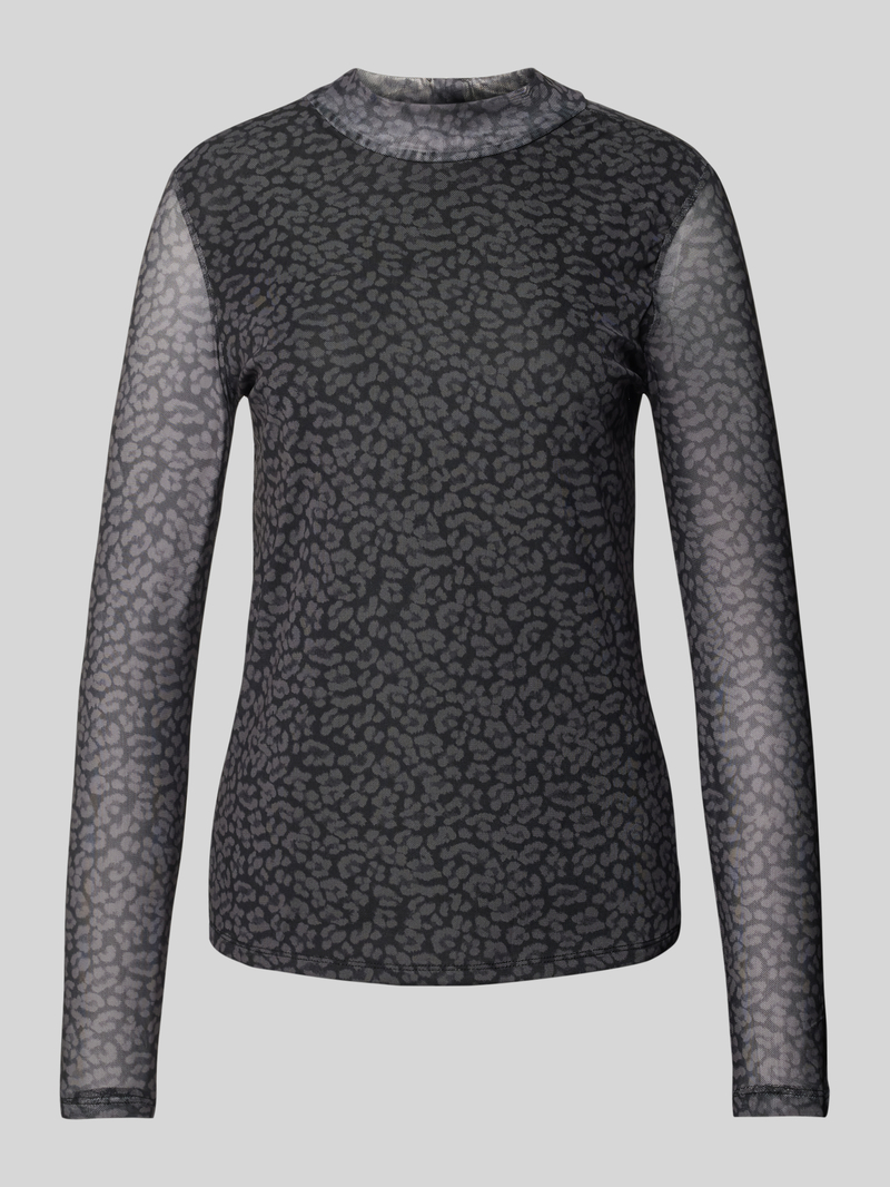 Only Shaped fit shirt met lange mouwen met opstaande kraag model 'ERICA'