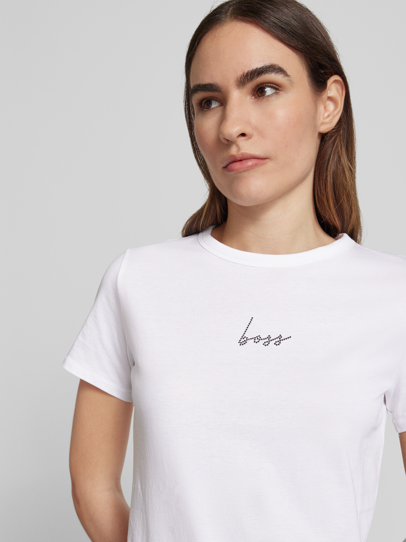 Boss Orange T-shirt met labeldetail