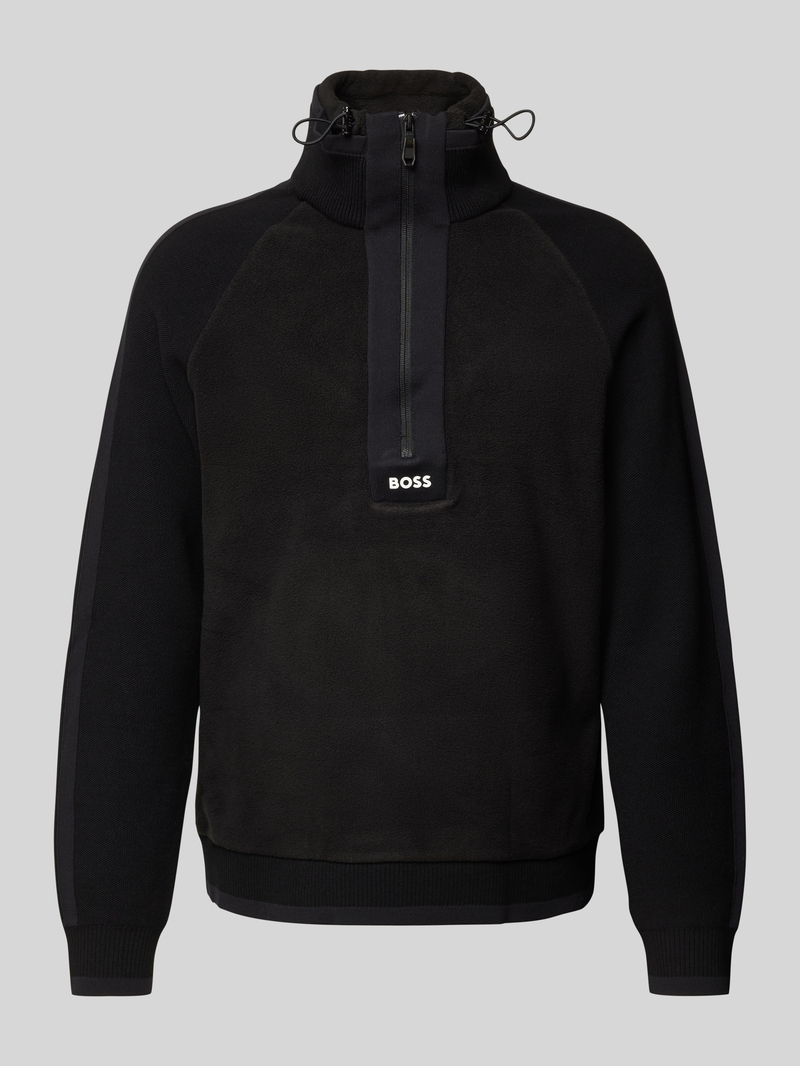 BOSS Green Sweatshirt met opstaande kraag model 'Zartic'