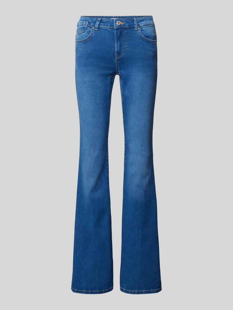 Only Regular fit bootcut jeans met labelpatch, model 'REESE'