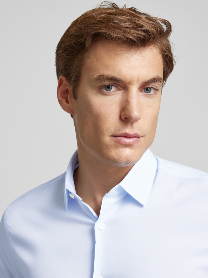 Tiger Of Sweden Extra slim fit zakelijk overhemd met kentkraag model 'BRODIE'