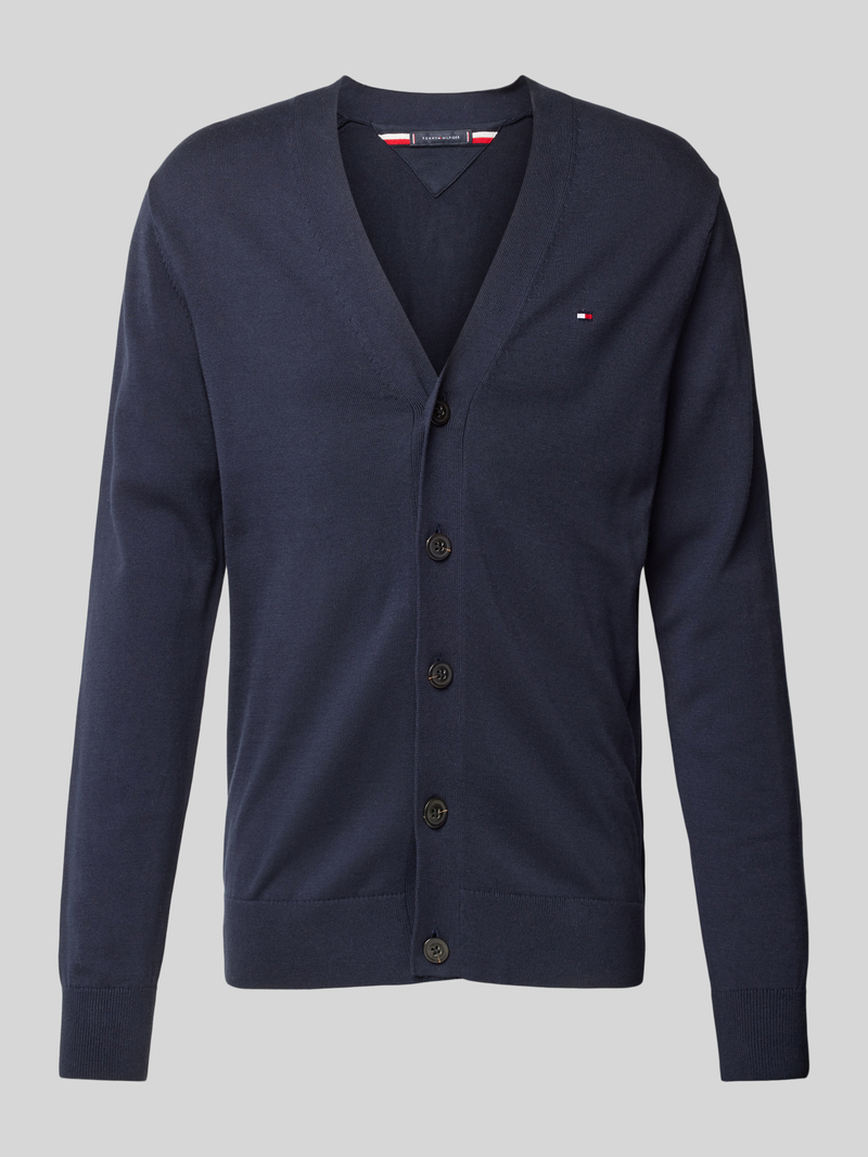 Tommy Hilfiger Gebreid vest met labelstitching
