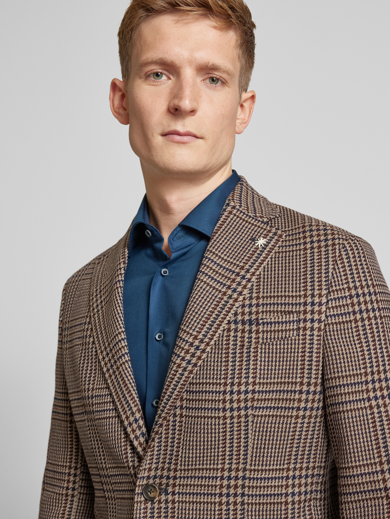 Eterna Modern fit zakelijk overhemd met kentkraag