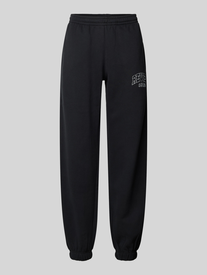 Review Sweatpants met labelprint