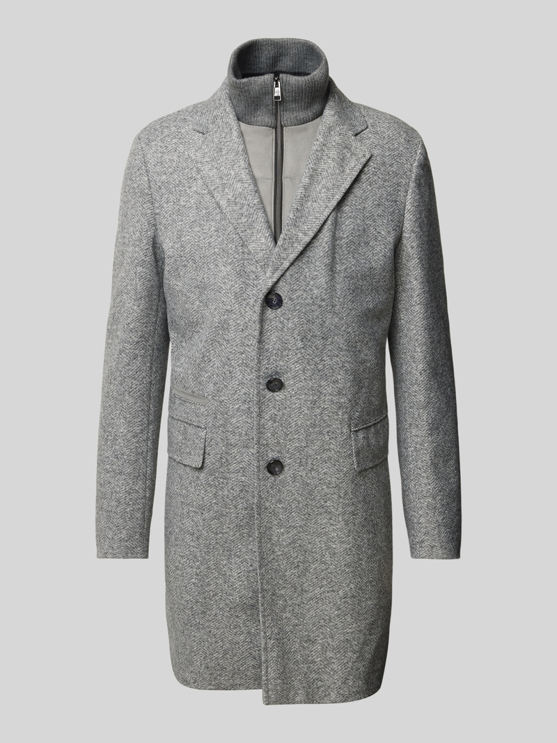 Boss Lange jas met col model 'Hyde'