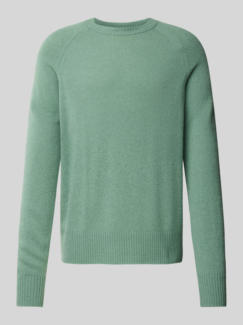 CK Calvin Klein Gebreide pullover van wol met deelnaden model 'LUXURY'