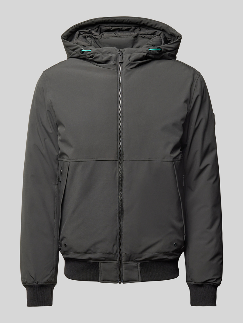 Scotch & Soda Gewatteerd jack met labelpatch