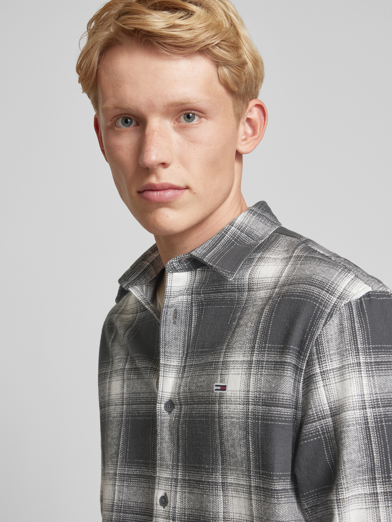 Tommy Jeans Vrijetijdsoverhemd met labelstitching