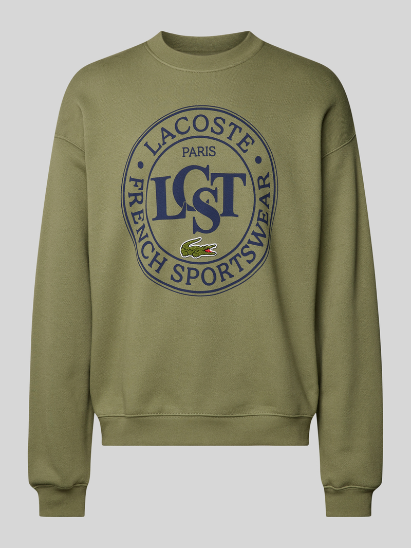 Lacoste Sweatshirt met labelprint