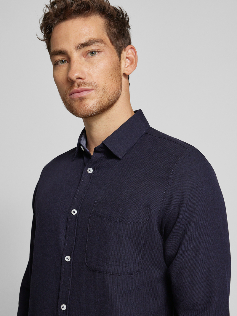Tom Tailor Regular fit vrijetijdsoverhemd met borstzak