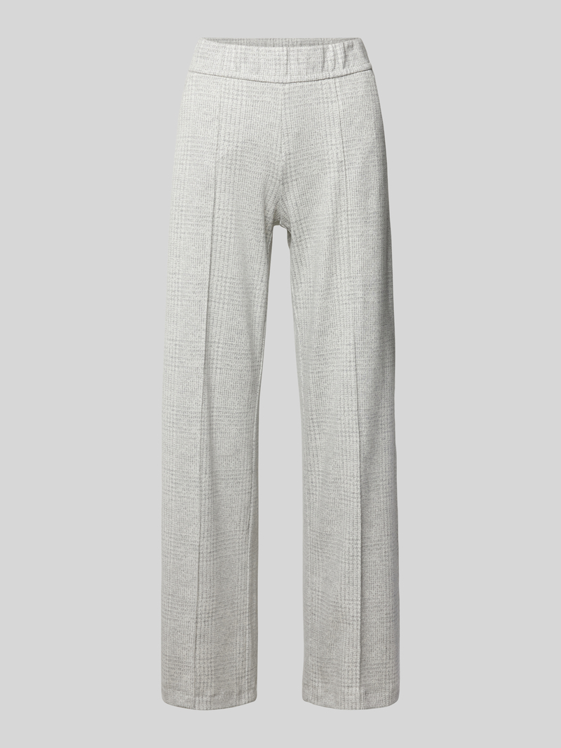 ROSNER Wide leg stoffen broek met elastische band model 'May'
