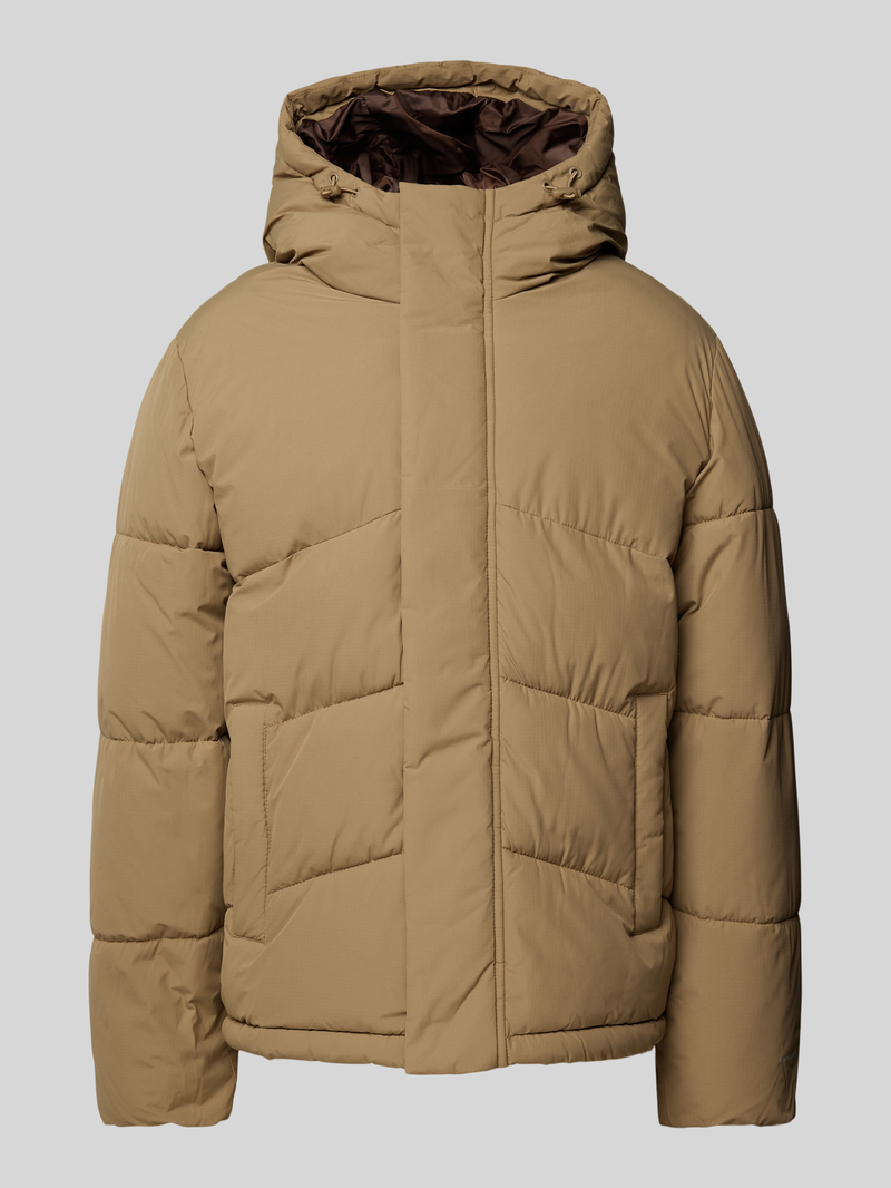 jack & jones Gewatteerd jack met opstaande kraag model 'WORLD'