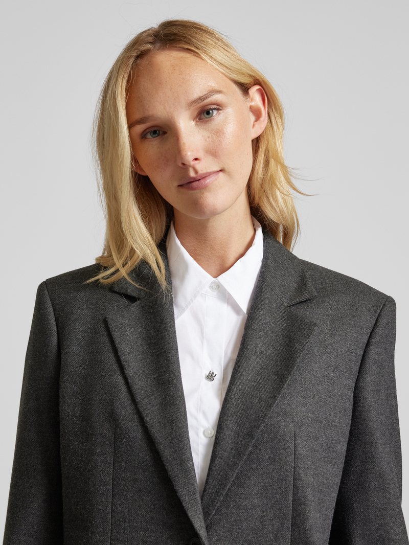 HUGO Korte overhemdblouse met knoopsluiting model 'Ecarla'