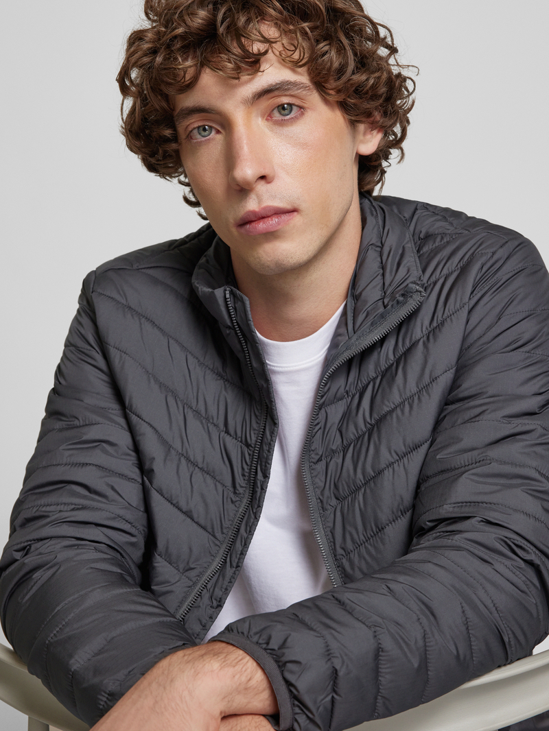 jack & jones Gewatteerd jack met opstaande kraag model 'STATE'