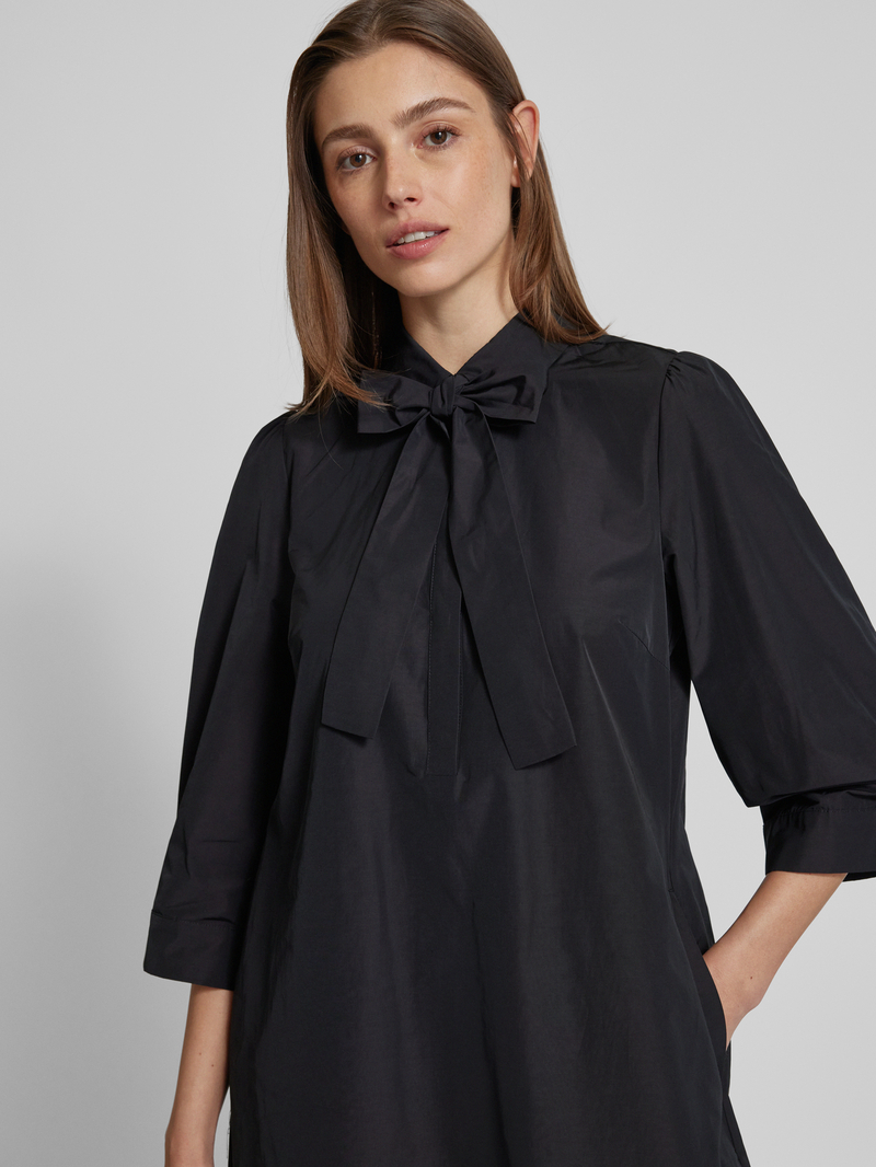 Christian Berg Woman Selection Knielange jurk met strik