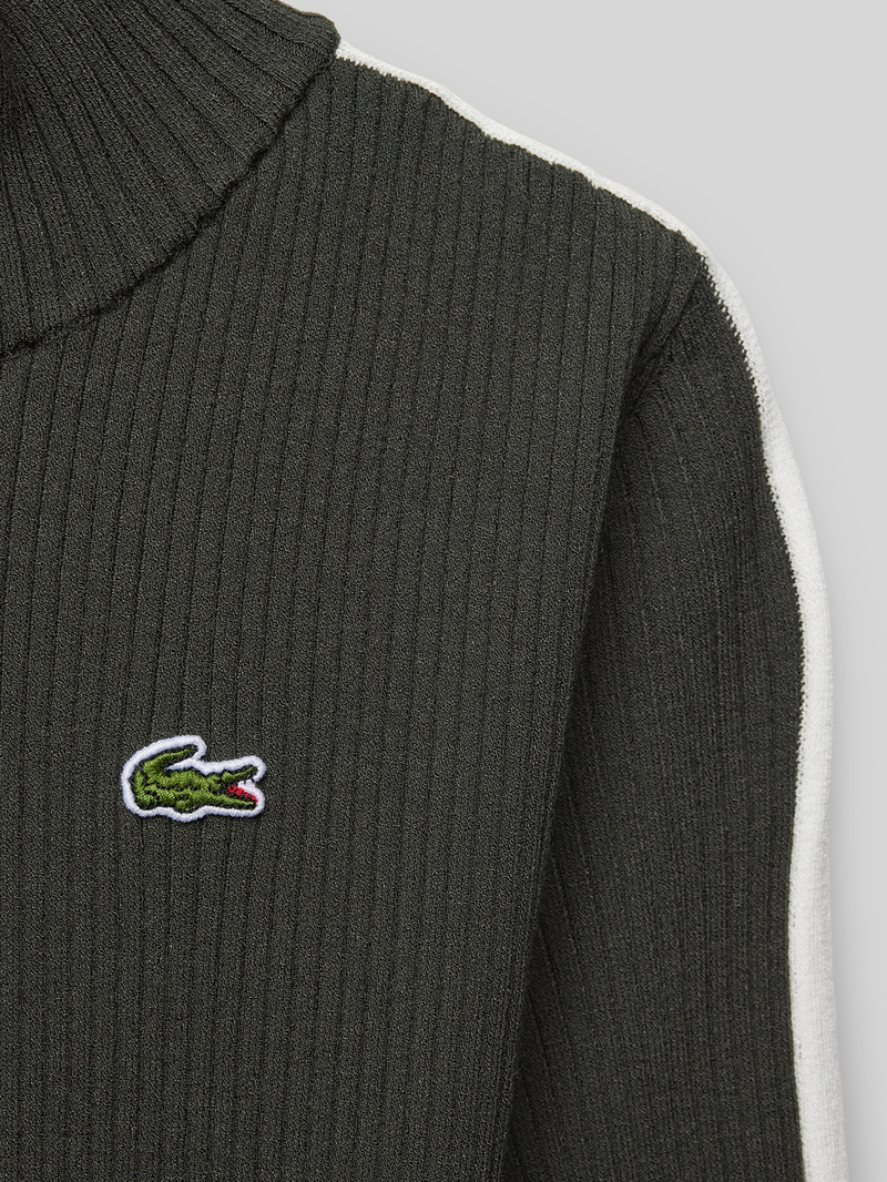 Lacoste Cardigan met labelbadge