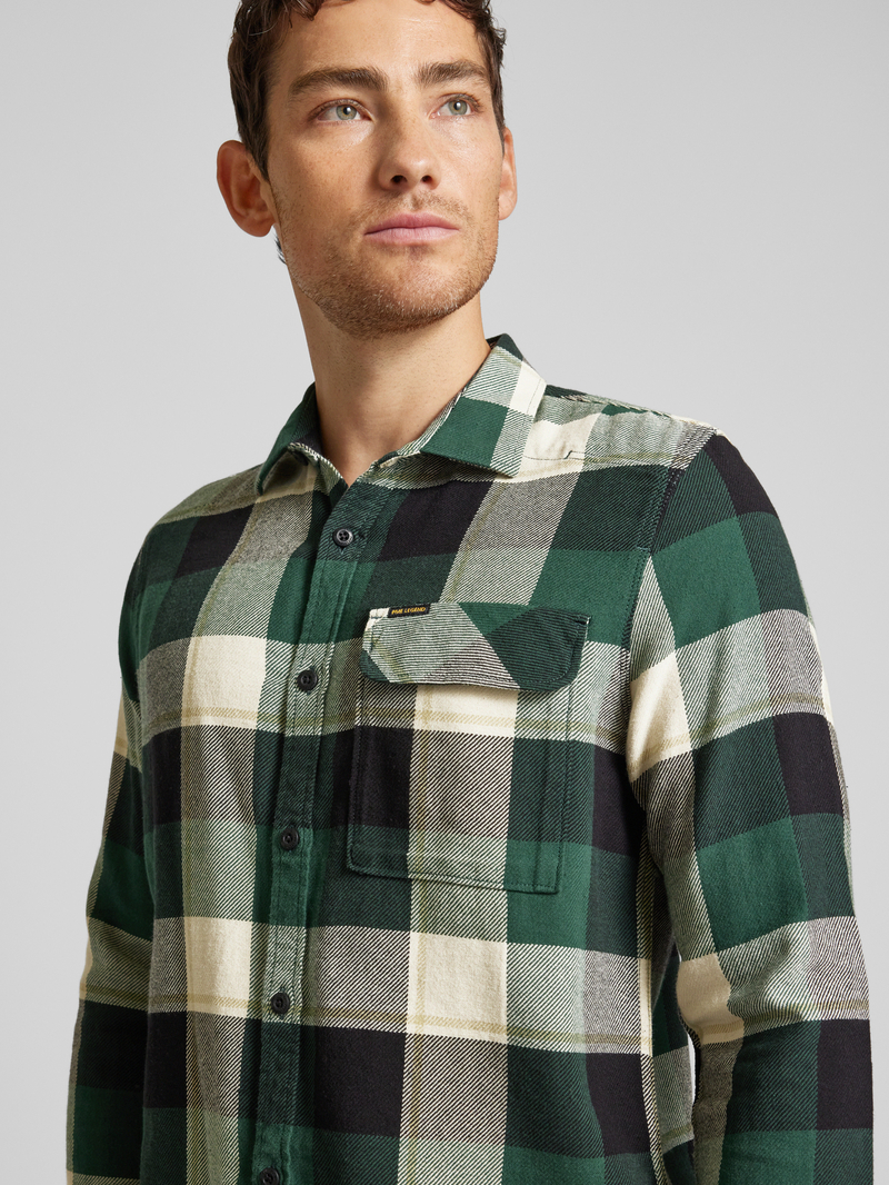 PME Legend Regular fit vrijetijdsoverhemd met borstzak
