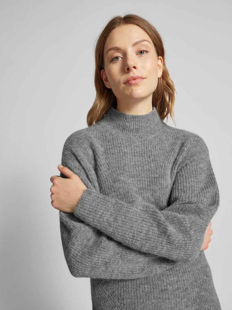 Boss Orange Midi-jurk met opstaande kraag