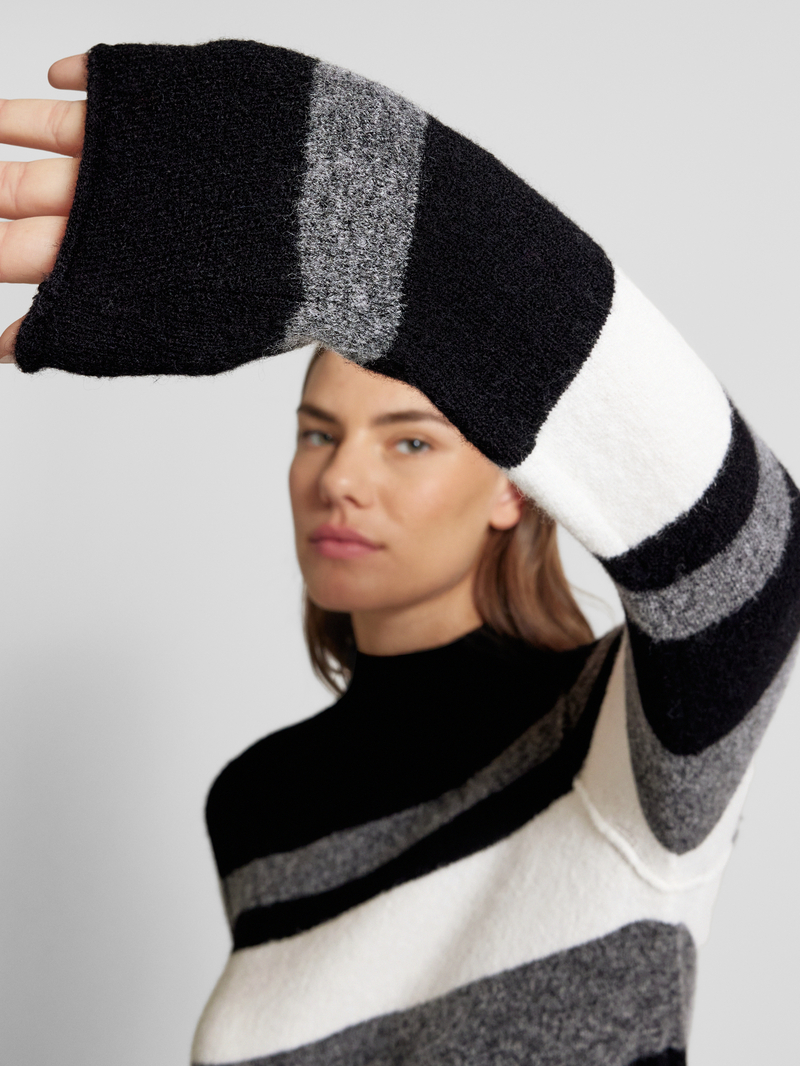 BRAX Gebreide pullover met opstaande kraag model 'LEE'