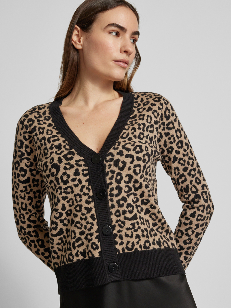 Vero Moda Regular fit gebreid jack van viscosemix model 'ARIA'