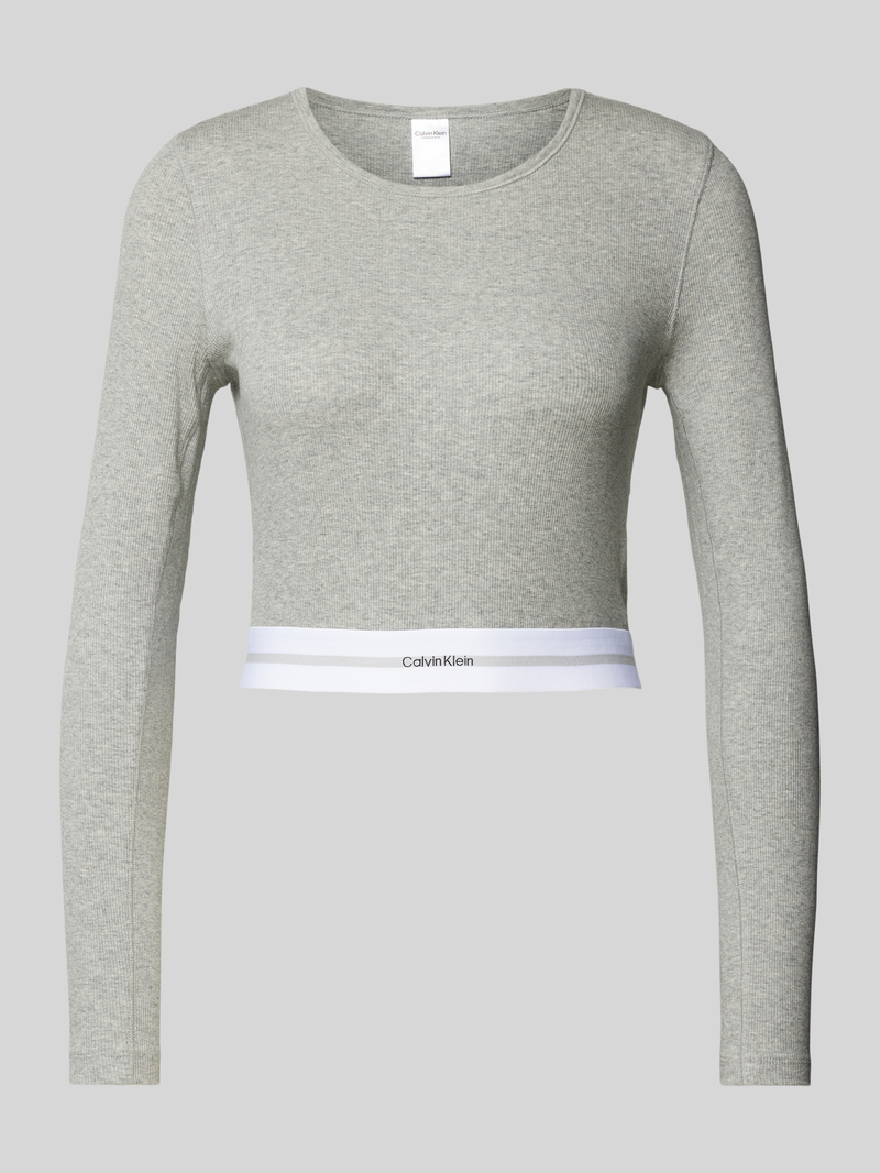 Calvin Klein Underwear Kort shirt met lange mouwen en ronde hals