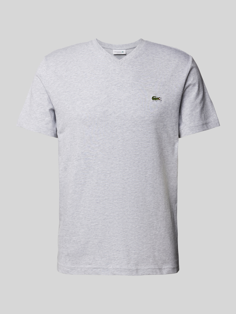 Lacoste T-shirt met labelstitching, model 'Basic'